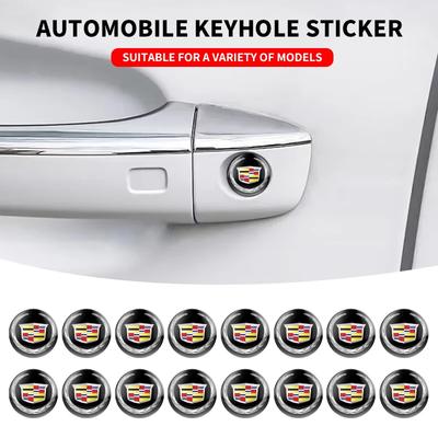 Car Door Keyhole Sticker Key Hole Lock Protection Anti-blocking Dustproof Stickers For Logo CT4 CT5 XT5 XT6 XTS ATS-L