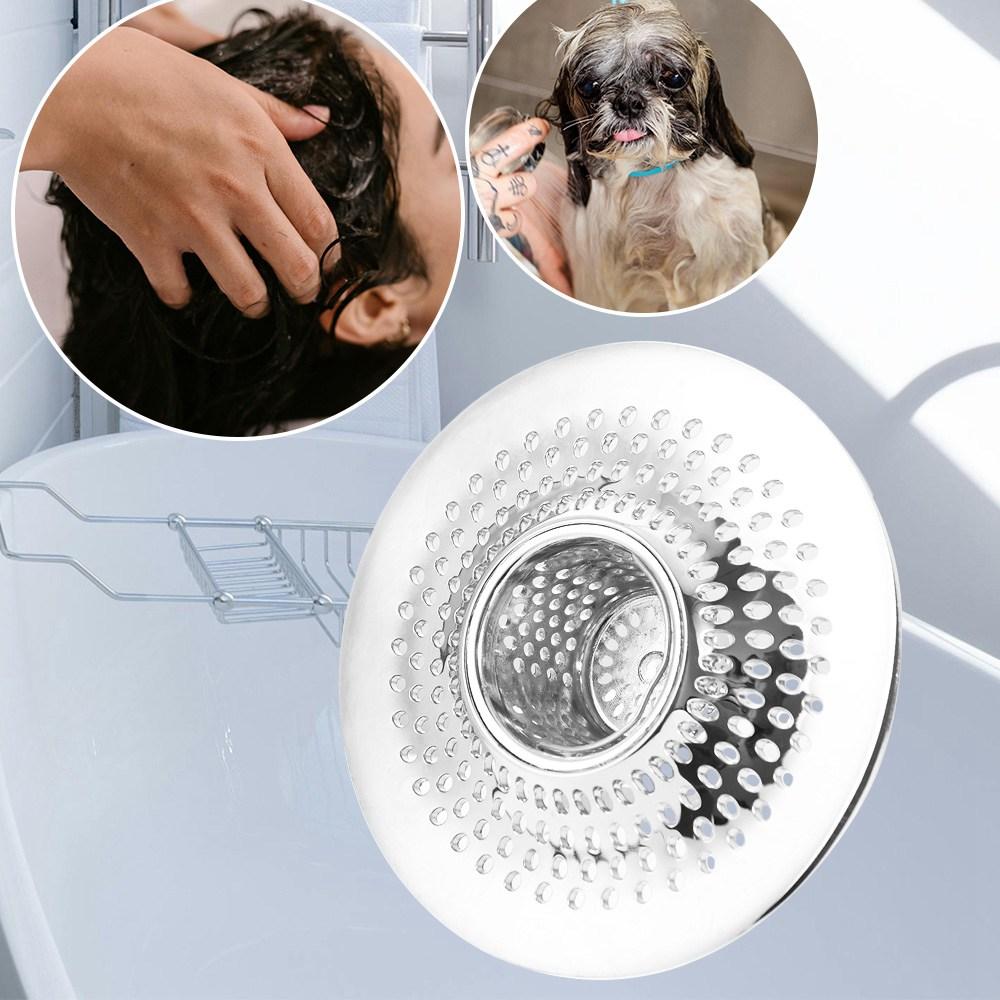 

Catch Hair Tub Drain Protector Practical Drain Plug with Filter Drain Hair Catcher Kitchen Drain Hair Catcher