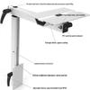 Rotatable Aluminum RV Table Leg with 360° Folding Capability