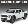 1/24 Toyota Tacoma Picku Wagon Alloy Model Car Toy Diecasts Casting Sound and Light Car Toys for Children Vehicle