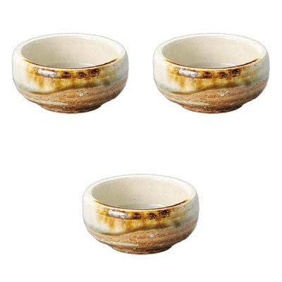 Setomonohonpo of Delicacy Dish X Ceramic Delicacy Dish (Set 3) Glass-Glazed [7.3 3.5 Cm]