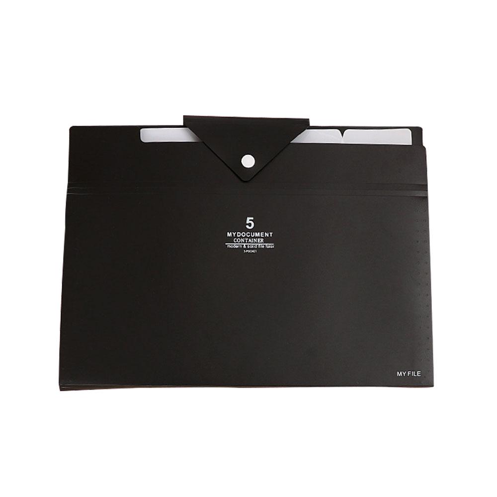 Buy 5 Layer Expanding File Folder Organ Bag A4 Organizer Paper Hold