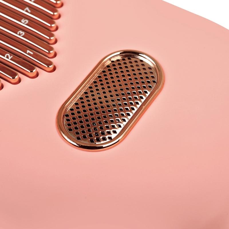17-tone Smart Kalimba Thumb Piano Bluetooth-compatible Speaker Finger Piano Portable Musical Instrument Gold/Pink