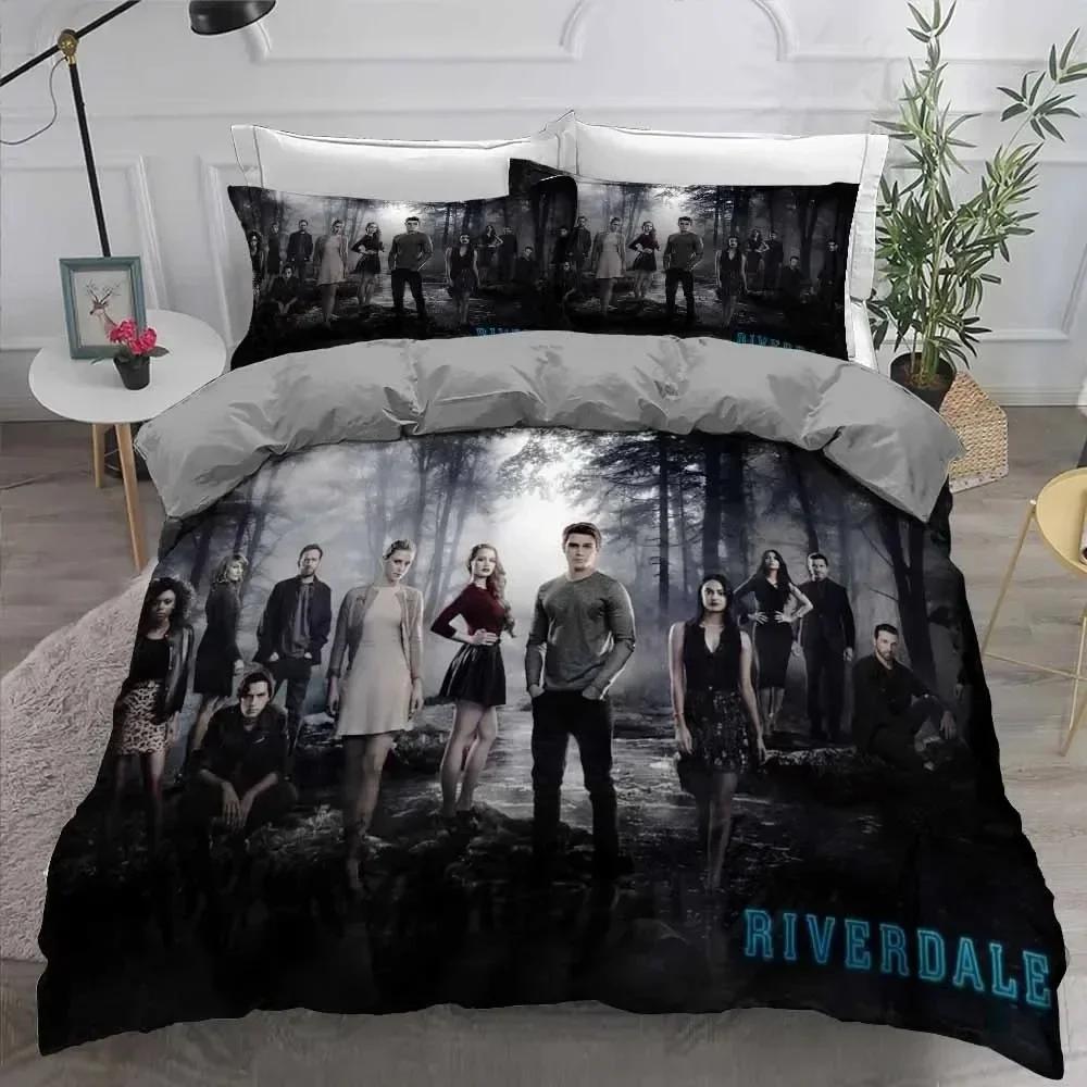 New 3D Print Movie Riverdale Comfortable Duvet Quilt Cover Pillowcase Bedding Set Children Bedroom Decoration Home Textile