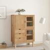 VidaXL Highboard OTTA 85x43x125 Cm Solid Pine Wood 351306