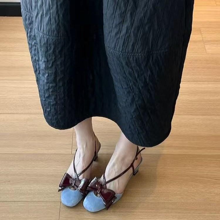 Nuevas Sandalias de Tacón Alto para Mujer Verano Beige Charol Oficina Trabajo Stiletto Calzado Lujo Lazo Fiesta Graduación Zapatos de Mujer