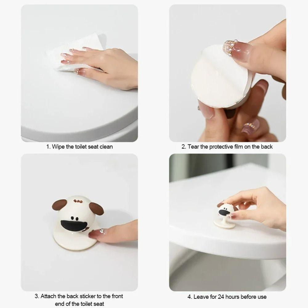 Easy Installation Cartoon Lamb Cabinet Handles No-Drill Drawer Knobs  Kids' Room Furniture
