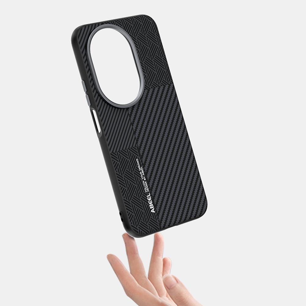 ABEEL For Huawei nova 14 Pro 5G Case PC+TPU+Aluminum Alloy+PU Leather Phone Cover Compatible with MagSafe