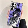 Anime D-Danganronpa Plating Phone Case For Samsung Galaxy S24 S25 FE S26 Edge S23 Ultra S22 S21 Plus S20 Anti-Fall Airabag Cover