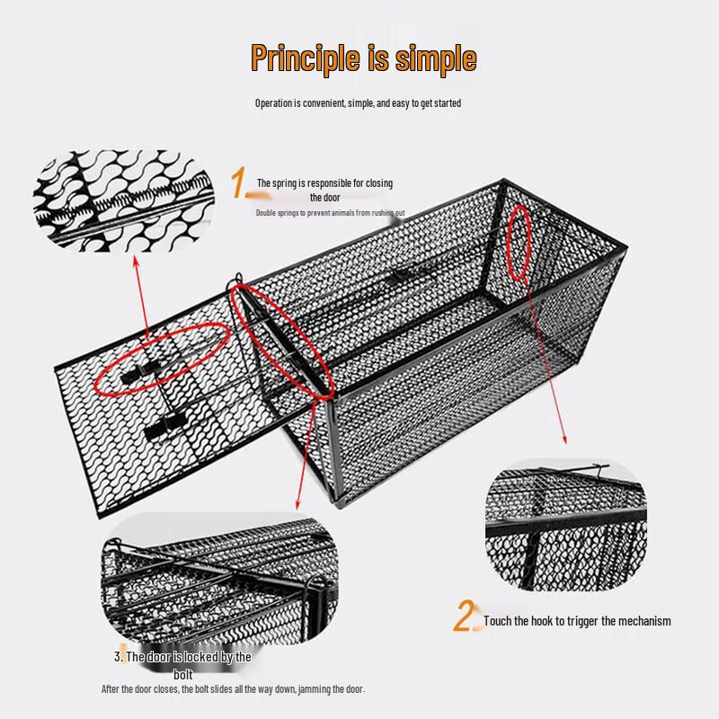 Humane automatische Katzefalle Käfig