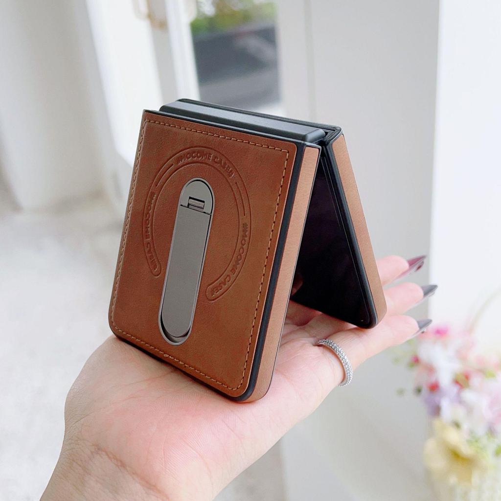 Samsung Z Flip7 Armor Shield Rotating Stand Magnetic Case