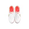 Nike Tiempo Legend 9 Academy Lace Logo TF (Rubber Studs) Firm Ground Artificial Grass Fitting Soccer Shoes Unisex Soccer Shoes White Red DA1191-176