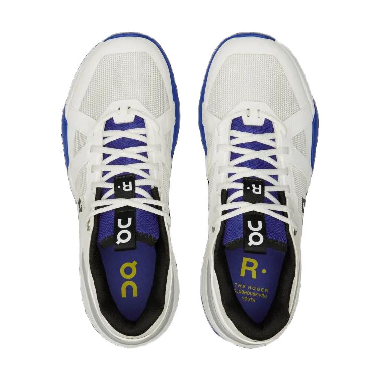 On Comfortable Lightweight N-Slip Durable Low-Top Kids Training Shoes Kids Sneaker White Blue 3YE10010629