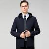 2025 Men's Fashion Hooded Jacket: Stylish and Casual Outerwear for Middle-Aged and Young Adults