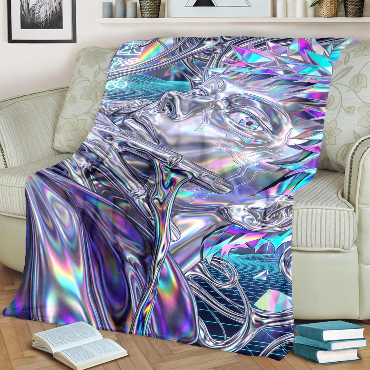 

Jujutsu Kaisen Flannel Blanket Light Warm for Bedrooms, Sofas, Beds, Chairs, Picnics and Travel 75x90cm