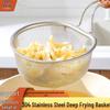 304 Stainless Steel Kitchen Skimmer Frying Basket for Noodles and Shabu-Shabu
