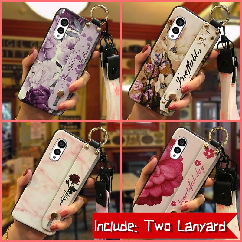 Anti-dust Protective Phone Case For FCNT/Fujitsu Arrows N F-51C Fashion Design Wristband Kickstand Durable Phone Holder