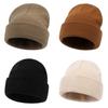 Child Adult Autumn Winter Knitted Hat With Breathable Warmth For Family Outdoor Use