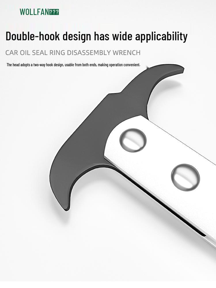 Double-Headed Oil Seal Screwdriver Hook and Wrench Tool