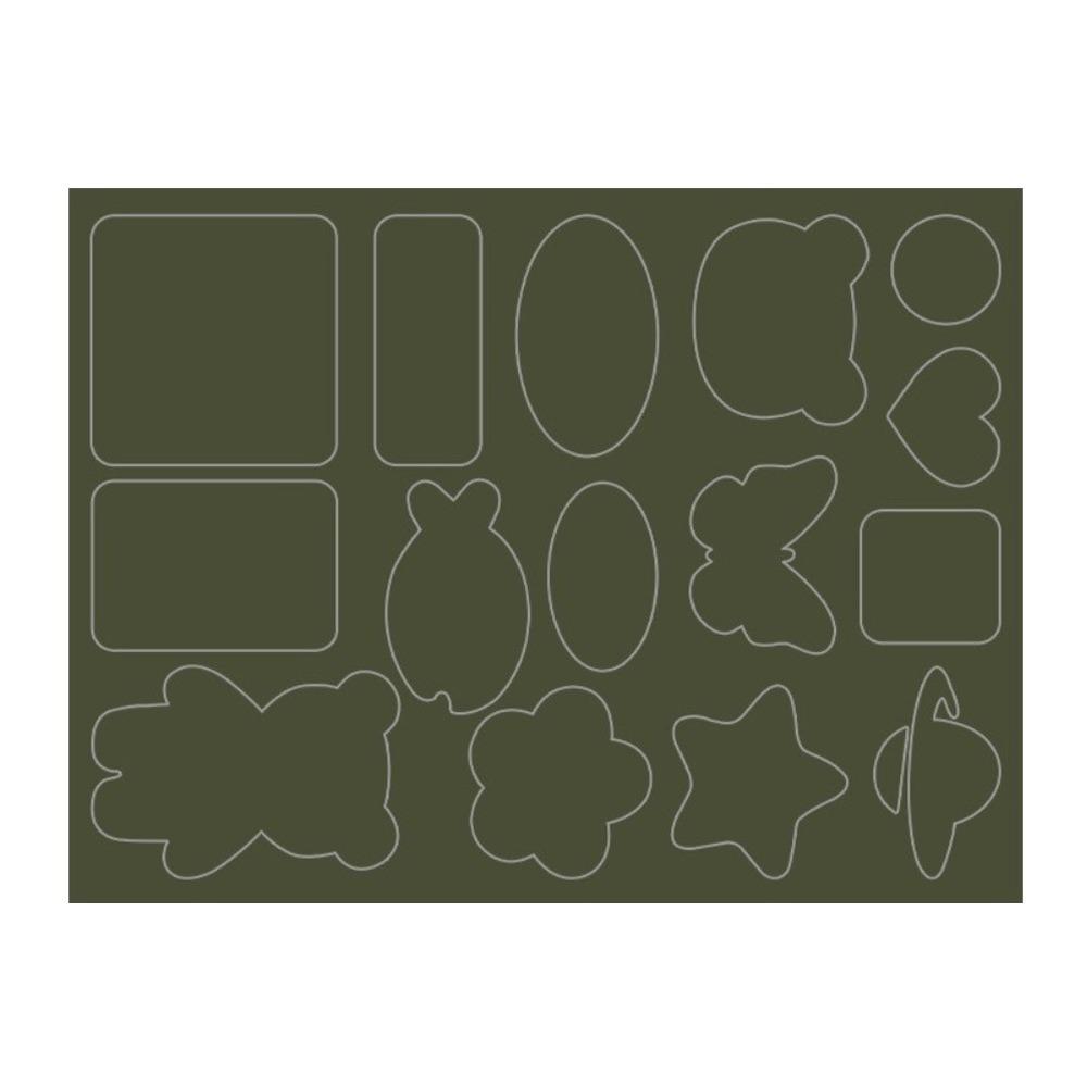 

DIY Craft Clothes Cloth Stickers Sewing Fabric Sticker For Down Jackets Pants Clothes Repair зелений