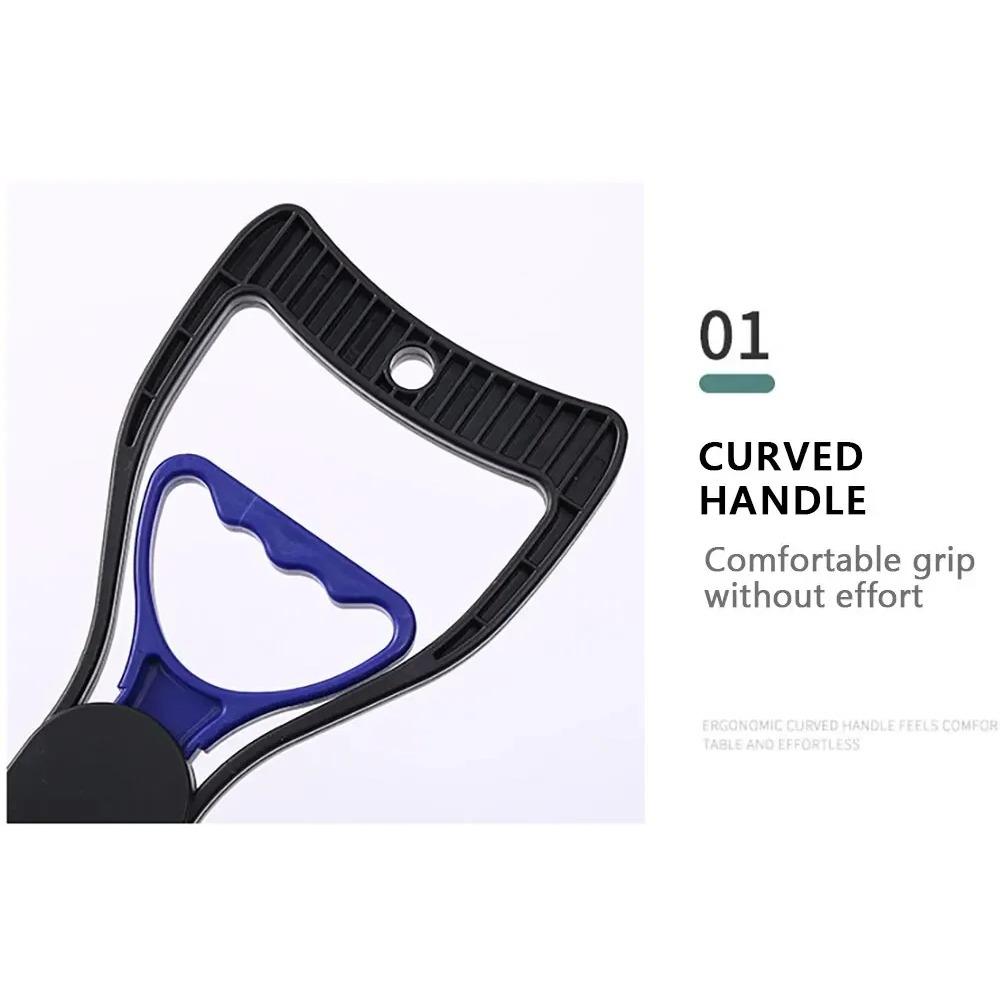 Dog Pooper Scooper Pet Long Handle Jaw Poop Scoop Picker Excrement Collector Clean Tools Outdoor Foldable Animal Feces Cleaner
