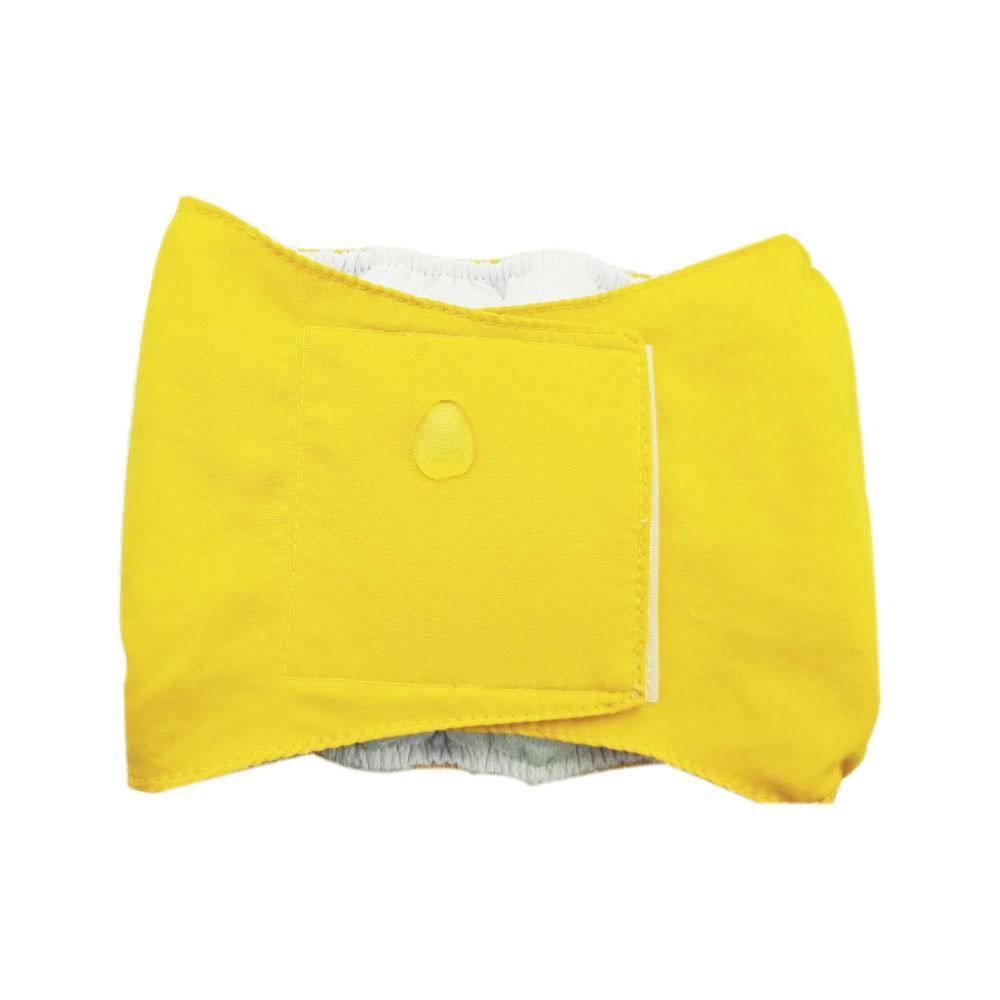 

Подгузники для собак мужского пола, многоразовые подгузники для собак-мальчиков, можно стирать, для маленьких, средних и больших собак, мягкие, регулируемые, физиологические штаны для домашних собак XS жёлтый