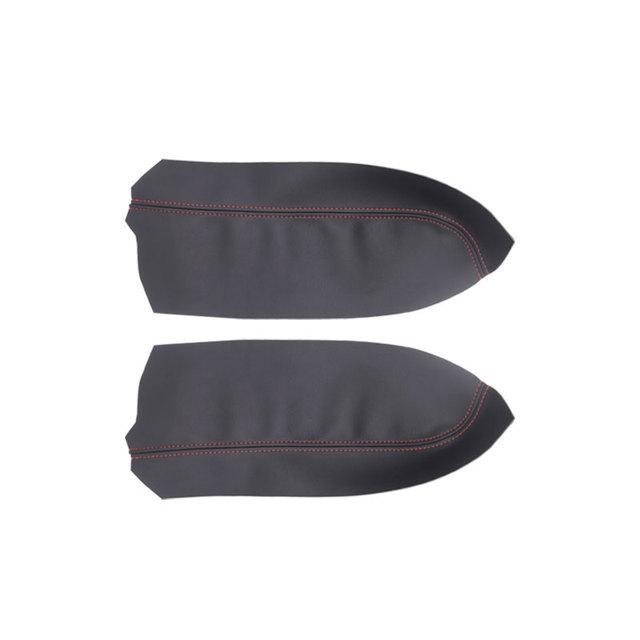 Car Microfiber Leather Interior Door Armrest Panel Cover Interior Trim For Toyota Prius 2004 2005 2006 2007 2008 2009