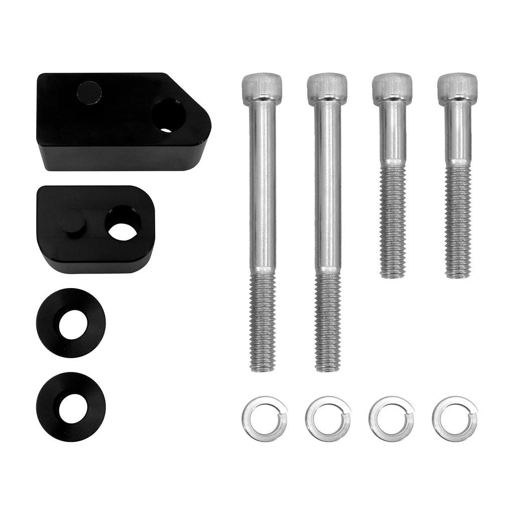 HDBUBALUS Motorcycle Rider Floorboard Extension Pacer 1-1/4" Extension Kickstand Extender 1.25" Kit for Harley