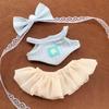 20cm Cotton Doll Clothes: Cute Princess Lolita College-Style Lace Dress