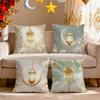 Ramadan-Themed Lantern Flowers Pillowcase Bedroom Sofa Cushion Cover 100% Polyester Living Room Cushion Pillowcase Home Decor