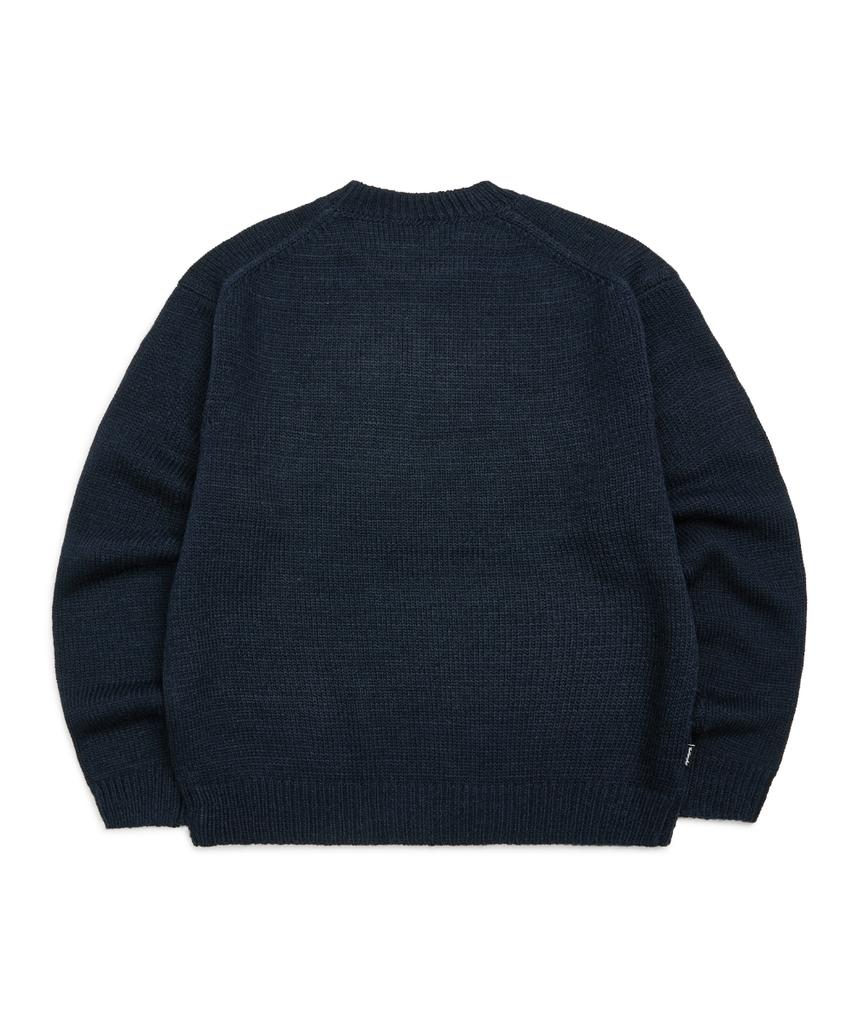 MARK GONZALES Heart Collection Graphic Knit - Navy