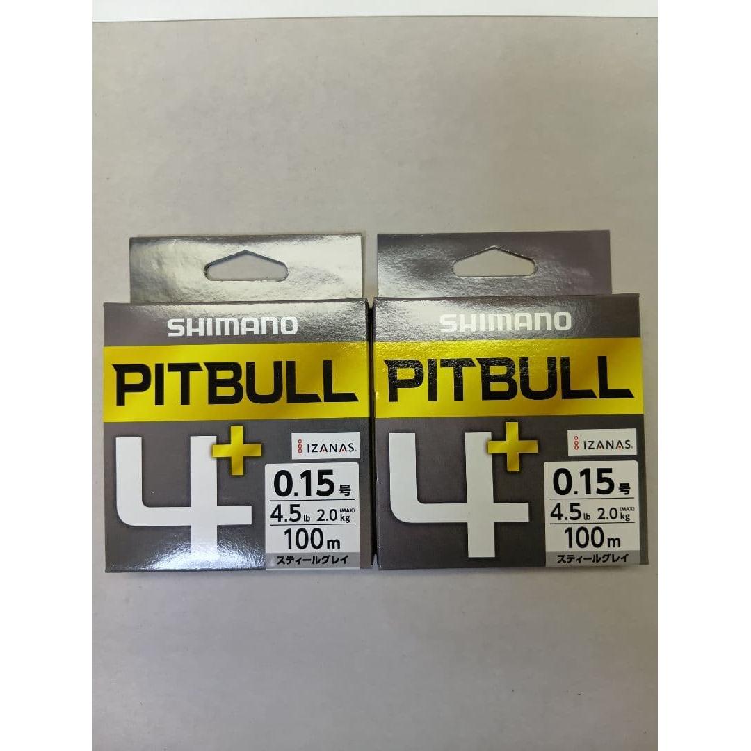 Used [Unused item] PE line Shimano Pitbull 4+ No. 0.15 100m Set of 2