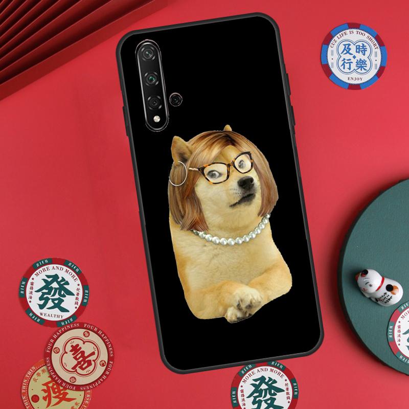 Cheems Doge Meme Funny Doggy For Huawei Nova 11 Pro 9 10 SE Y60 Y70 Y90 Y61 Y91 Y72 Y73 12i 11i 8i P20 P30 P40 Lite Case