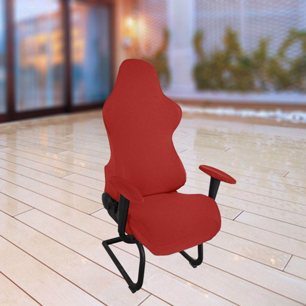 Gaming Chair Cover Polyester Universal Arm Rest Cover for Reclining Racing Gaming Chair