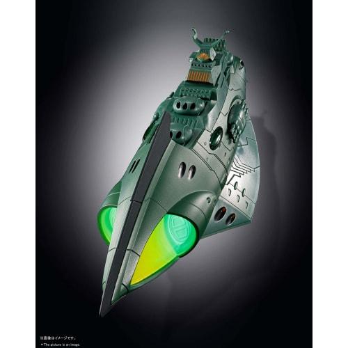 TAMASHII NATIONS Soul of Chogokin GX-89 Space Battleship Yamato 2202 Garmillas Space Armored Ship, Approximately 240mm Long, Die-Cast & ABS Painted Mo