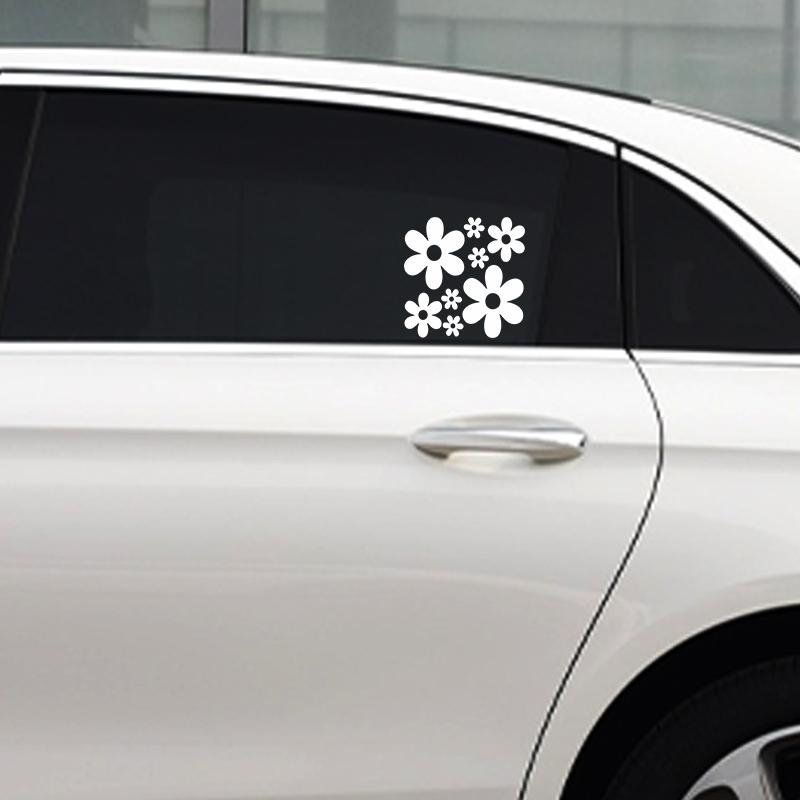 G157 Autoaufkleber Blume Schön für Autofenster Karosserie Dekoration Automobile Motorrad Außenzubehör Vinyl Aufkleber