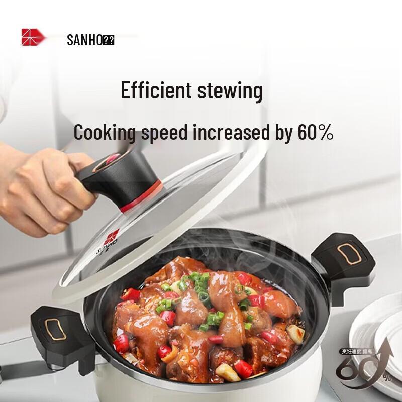 Sanhe Enamel Micro-Pressure Soup Pot