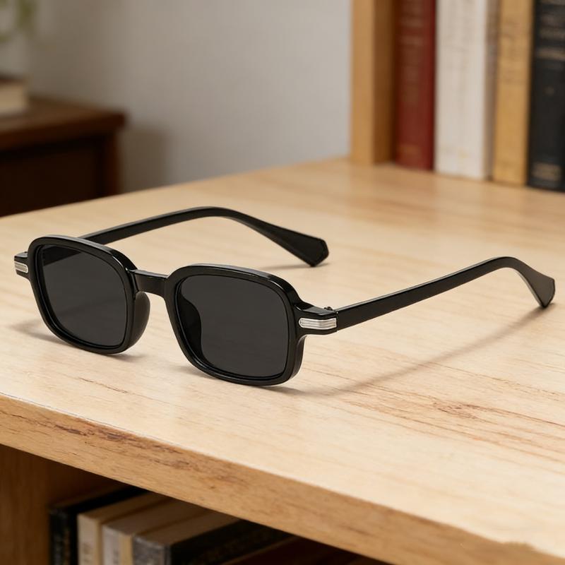 Fashionable Men Reading Glasses Small Square Frame Far Sight Sunglasses for Women High Definition Gray Lens Presbyopia 0+1.0+4.0