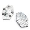 Expand Himalayan 450 2024 2025 Motorcycle Footside Stand Enclosure Plate Pad Kickstand Extension (Silver)