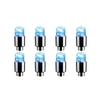 2/4PCS Colorful LED Wheel Valve Lights Motorcycles Bicycles Car Wheel Tire Valve Caps Universal Dustproof Bicycle Valve Cover Valve Stems 1