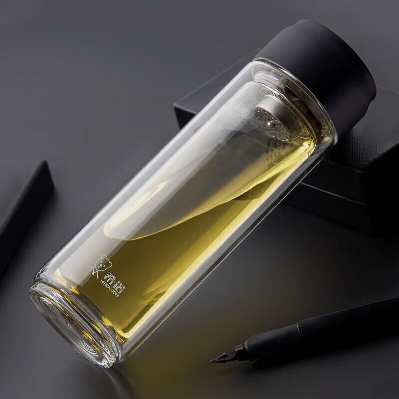 Xinor 320ml Double-layer Heat-Resistant Glass Tea Cup