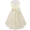 Kids Girls Princess Dress V Neck Flower Tutu Dress Pageant Junior Prom Gown Wedding Bridesmaid Evening Party Dress