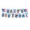 52Pcs Stitch Party Tableware Includes Napkins Plates Tablecloth Cup Banner