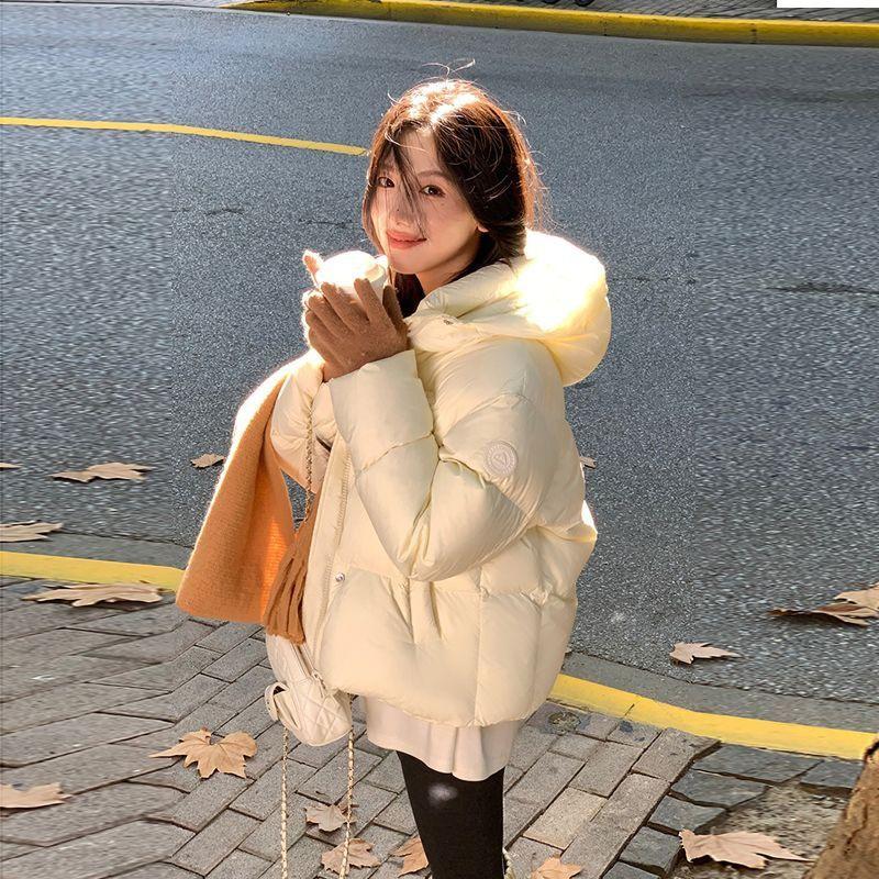 Short Down Jacket for Women in Winter New Style Short Puffer Jacket Puff Thickened Cotton Jacket