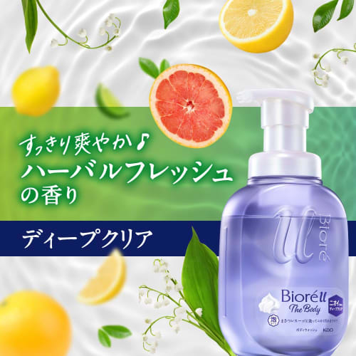 Biore U The Body Foam Type Deep Clear Refill 780ml