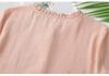 2026 Spring Plus Size Elegant Long Sleeve Shirt with Ruffle Collar