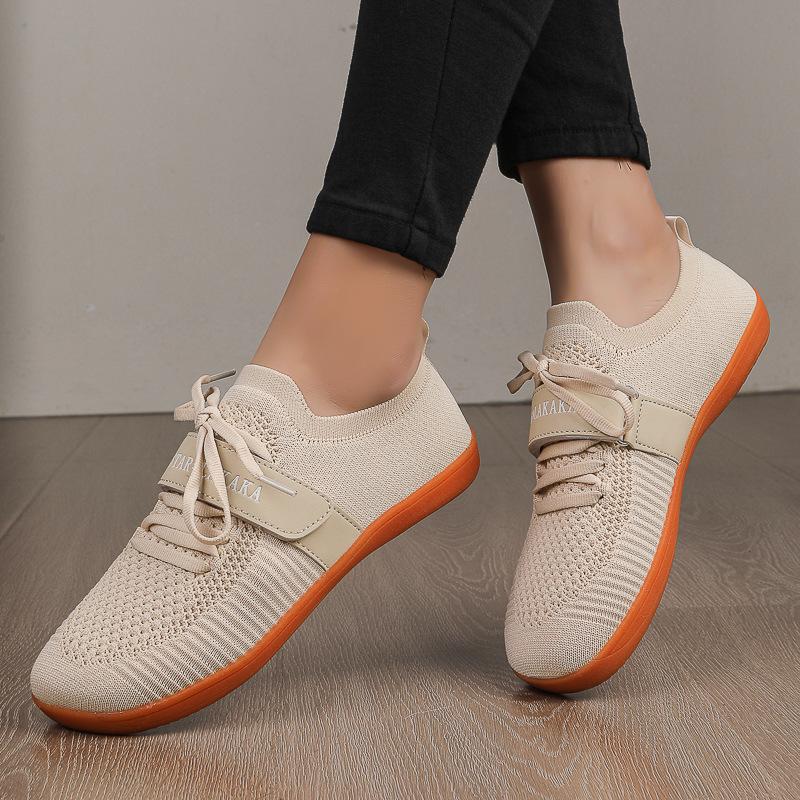 2025 neue Herrenschuhe mit breitem Leisten Damen-Laufschuhe Schuhe mit breitem Vorderfuß atmungsaktiv weiche Sohle Paar Flyknit Sport-Fitnessschuhe leicht