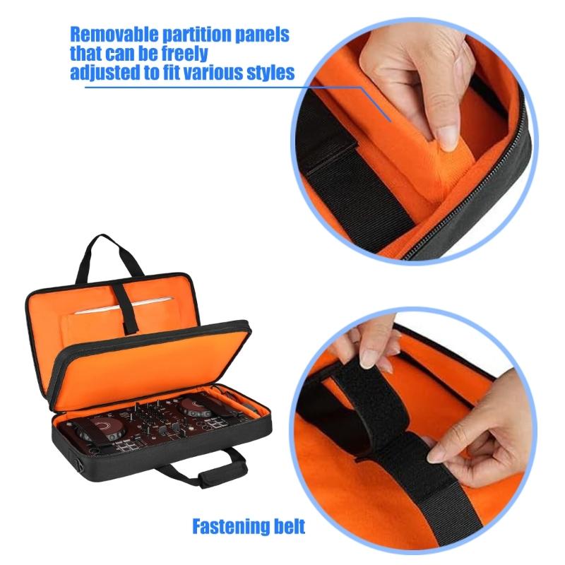 Professional DJ Equipment Bag for DDJ RR Controllers Featuring Multiple Compartment Storage Carrying Case Scratchproof