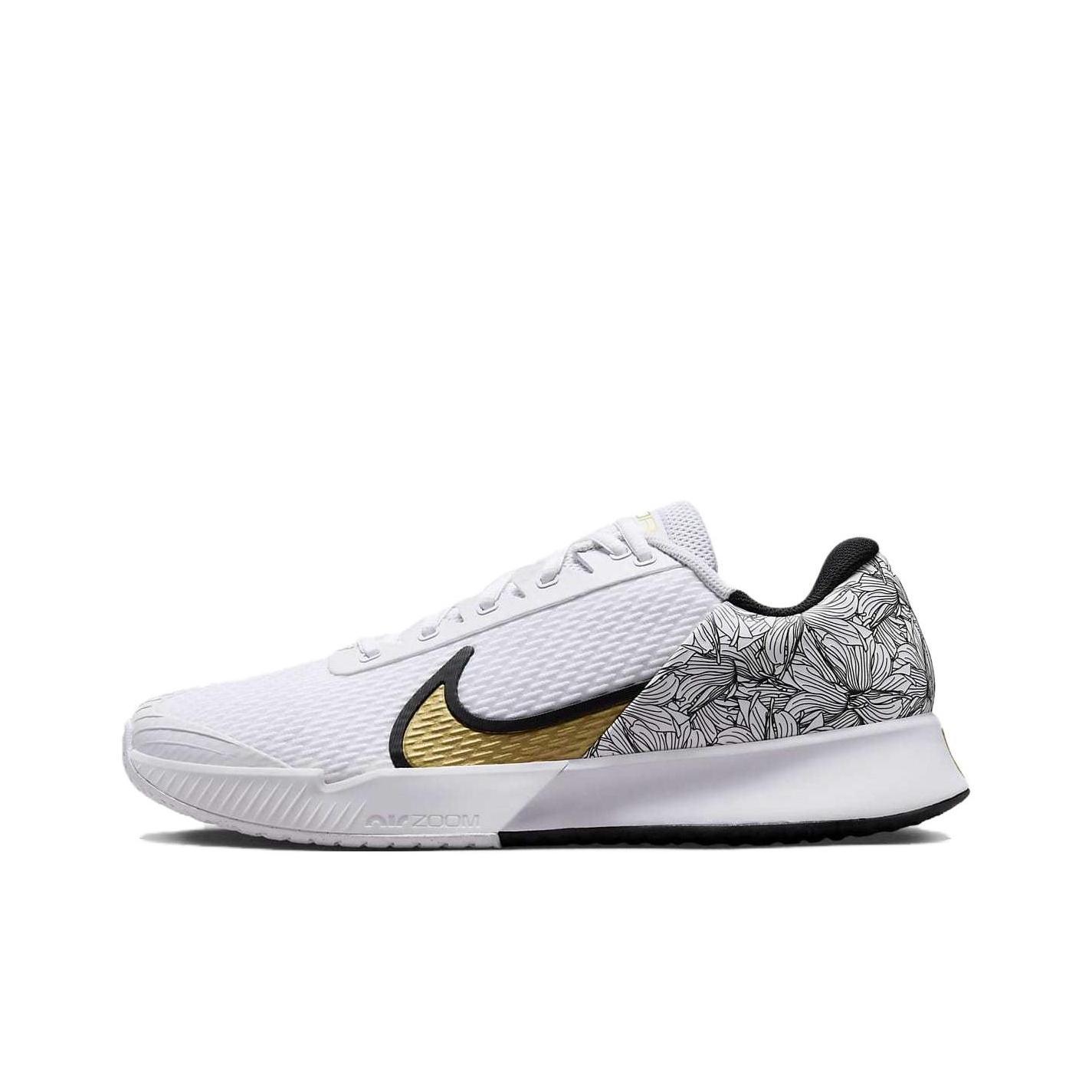 

Кроссовки унисекс Nike Court Air Zoom Vapor Pro 2 Magnolia Белые Черные Металлик-золотой FZ8227-100 EU 35.5 белый