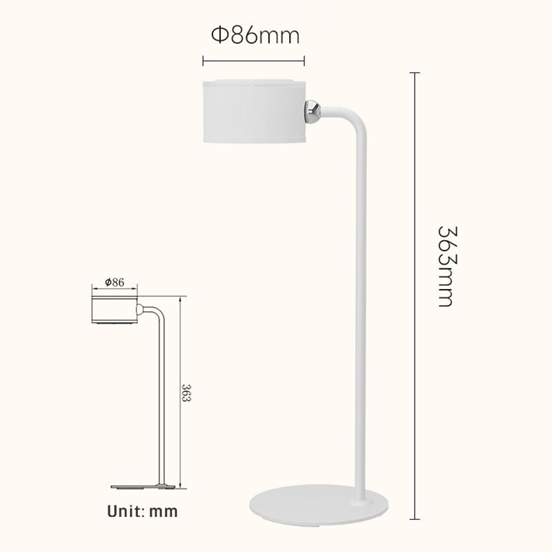 Charging Touch LED Table Lamps Double Sided Circular Iuminous Atmosphere Magnetic Wall Light Three Color Dimming Table Lamp